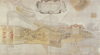 Plan of the Frederician Park of Sanssouci at Potsdam by Johann David Schleuen