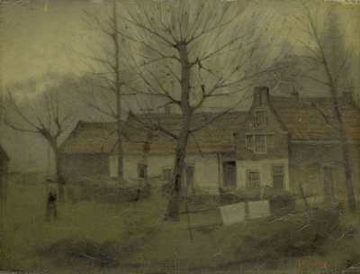 Houses in a Village by Johann Eduard Karsen
