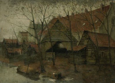 The Vinkenbuurt near Amsterdam by Johann Eduard Karsen