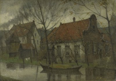 View in a Village by Johann Eduard Karsen