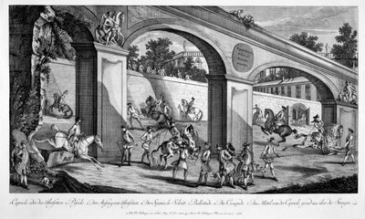 Horses Training for Cavalry Duty, from 