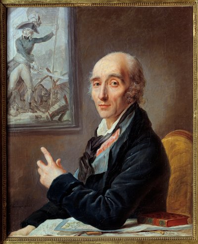 Portrait of Pierre Francois Charles Augereau (1757-1816) Marshal of France, Duke of Castiglione by Johann Ernst Heinsius