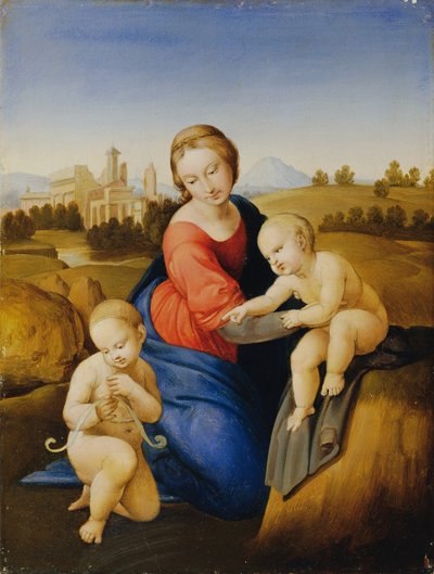 Madonna with Child and John the Baptist by Johann Evangelist Scheffer von Leonhardshoff