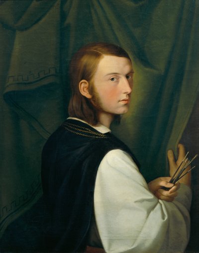 Self-Portrait by Johann Evangelist Scheffer von Leonhardshoff