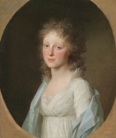 Portrait of Frau Loder by Johann Friedrich August Tischbein
