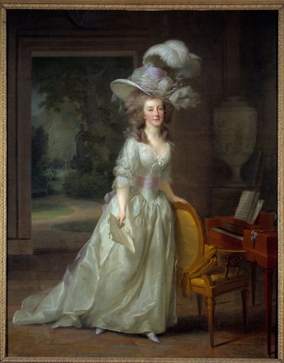Full-Length Portrait of Princess Frederica Louise Wilhelmina of Orange by Johann Friedrich August Tischbein