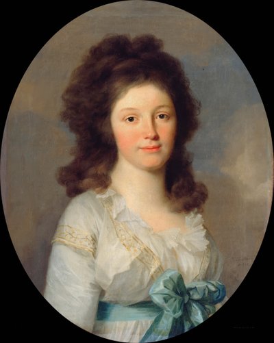 Portrait of Henriette Gräfin von Egloffstein by Johann Friedrich August Tischbein