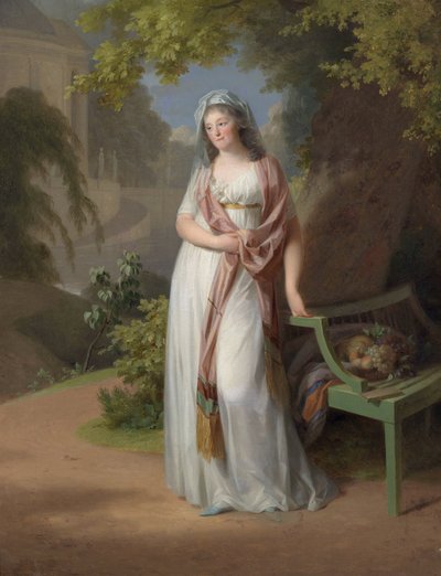 Portrait of Margravine Luise von Anhalt-Dessau by Johann Friedrich August Tischbein