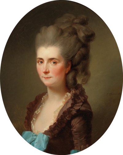 Portrait of Marquise de Chambray, née Vernier de Joyencourt by Johann Friedrich August Tischbein
