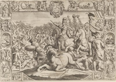 Allegory on Urbanus VIII, Pope (Maffeo Barberini 1623-1644) by Johann Friedrich Greuter