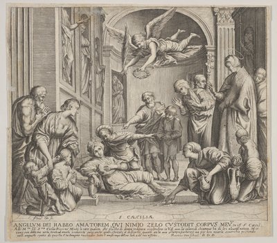 The Death of St Cecilia by Johann Friedrich Greuter