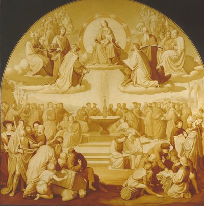 The Triumph of Religion in the Arts by Johann Friedrich Overbeck