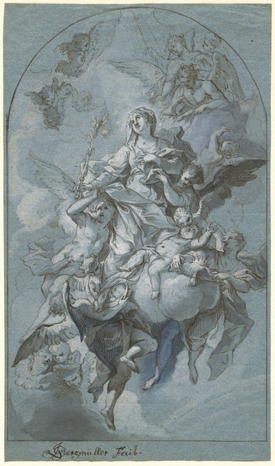 The Immaculate Conception by Johann Georg Bergmuller