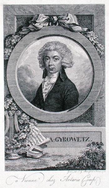 Adalbert Gyrowetz by Johann Georg Mansfeld