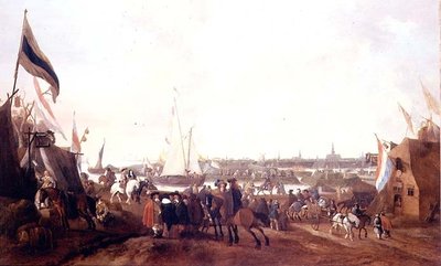 View of Hulst, Zeeland by Johann Georg Meyer von Bremen