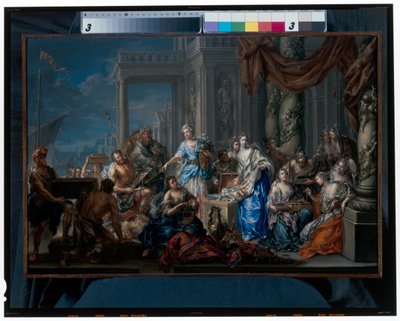 Achilles Among the Daughters of Lycomedes by Johann Georg Platzer