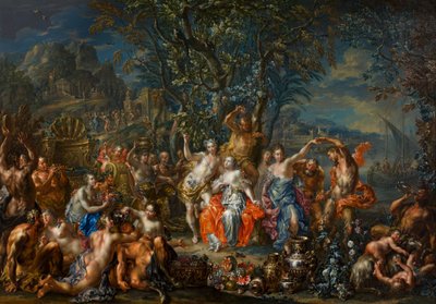 Bacchus and Ariadne by Johann Georg Platzer