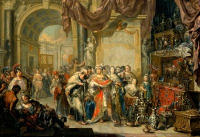 Croesus and Solon by Johann Georg Platzer