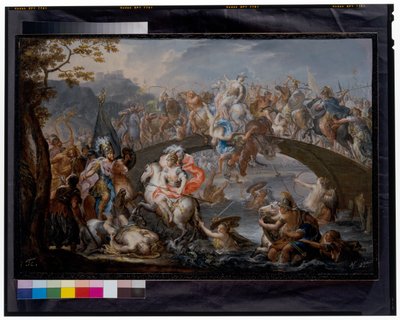 The Battle of the Amazons by Johann Georg Platzer