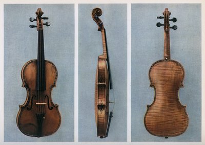 Violin, Nicola Amati, Cremona, Seventeenth Century by Johann Georg Platzer