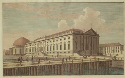 View of the Opera House in Berlin, 1773 by Johann Georg Rosenberg