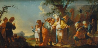 Joseph Sold to the Midianites. Around 1759/63 by Johann Georg Trautmann