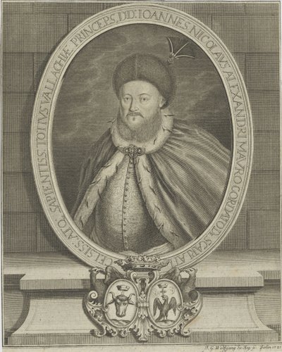 Nicolaos Mavrocordatos, 1680-1730, 1721 by Johann Georg Wolfgang