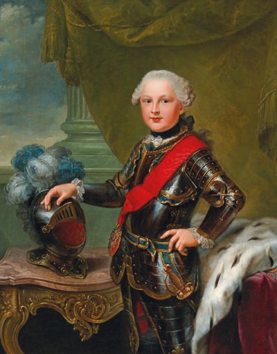 Portrait of Charles II August 1746-1795, Duke of Zweibrücken, ca 1757 by Johann Georg Ziesenis the Younger