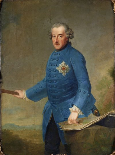 Portrait of Frederick II of Prussia by Johann Georg Ziesenis the Younger