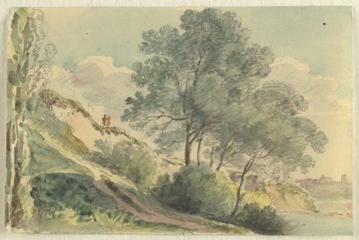 Isar Slope with Trees by Johann Georg von Dillis