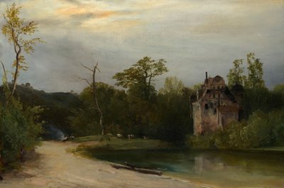 Park Landscape in the Early Morning by Johann Georg von Dillis