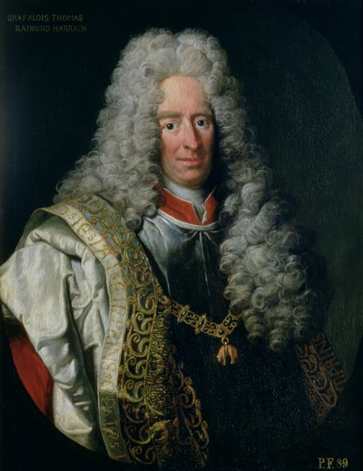 Count Alois Thomas Raimund von Harrach, Viceroy of Naples (1669-1742) by Johann Gottfried Auerbach