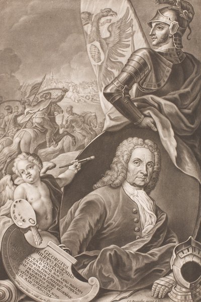 Portrait of Georg Philipp Rugendas by Johann Gottfried Haid