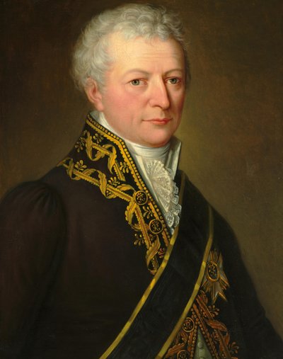 Portrait of Count Karl August von Hardenberg by Johann Gottfried Schadow