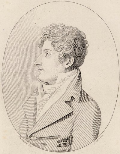Portrait of the Composer Francesco Morlacchi by Johann Gottlob Seyffert