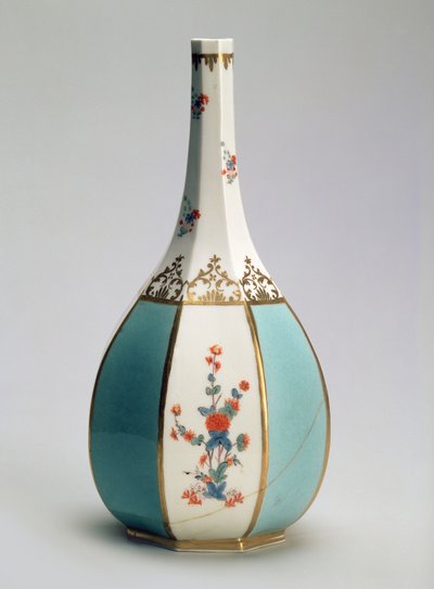Flask, in the Shape of a Japanese Sake Bottle, for the Meissen Factory, c.1725 by Johann Gregor Herold