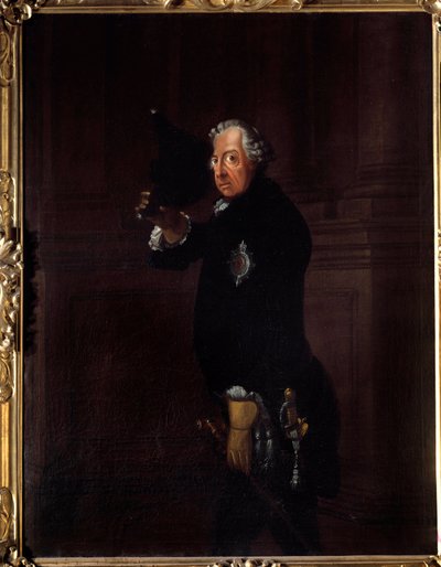 Portrait of Frederick II, King of Prussia by Johann Heinrich Francke