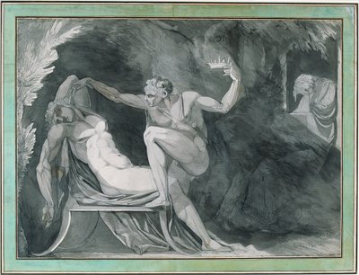 Danish King Is Poisoned in His Sleep by His Brother by Johann Heinrich Füssli