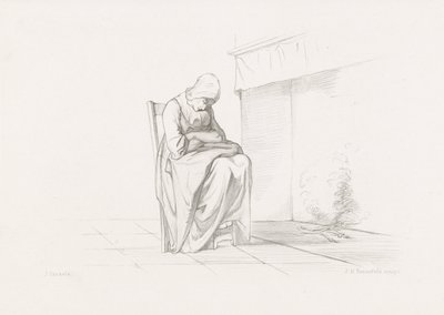 Afternoon Nap by Johann Heinrich Maria Hubert Rennefeld