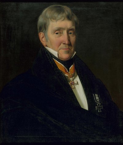 Portrait of Franz Gerhard Wegeler 1765-1848, 1839 by Johann Heinrich Richter