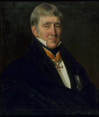 Portrait of Franz Gerhard Wegeler 1765-1848, 1839 by Johann Heinrich Richter