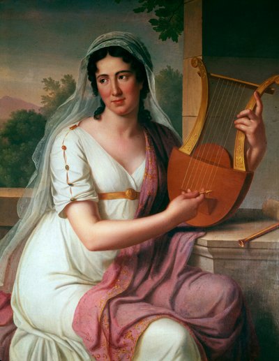 Portrait of Isabella Colbran by Johann Heinrich Schmidt