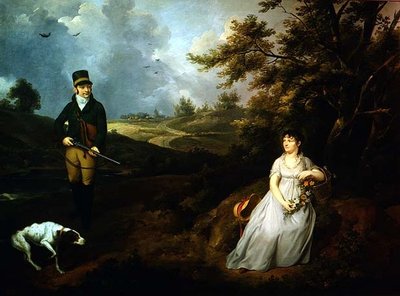 Portrait of a Gentleman and Lady by Johann Heinrich Schroder