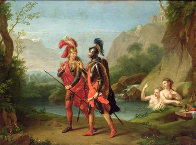 Carlo and Ubaldo by the Water Nymphs by Johann Heinrich Tischbein