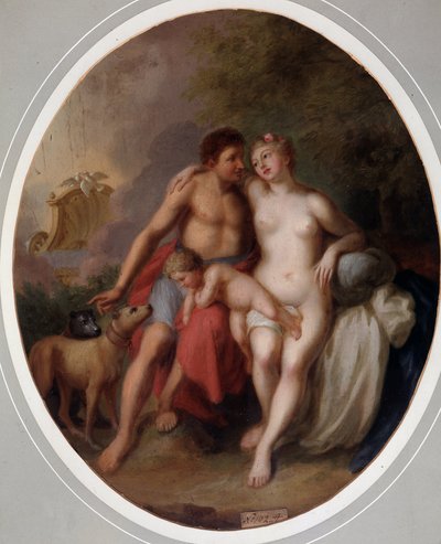Venus and Adonis by Johann Heinrich Tischbein