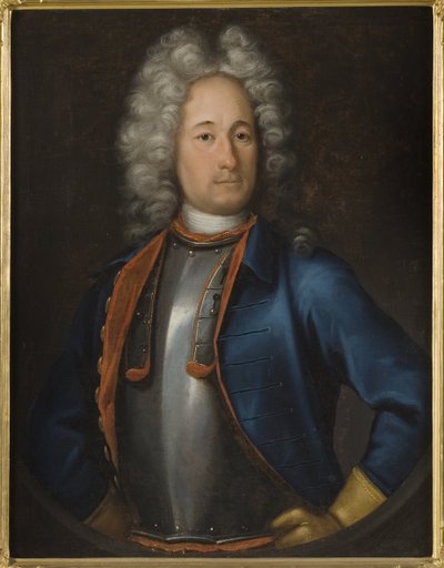 Portrait of the Admiral Olof Stromstierna (1664-1730) by Johann Heinrich Wedekind