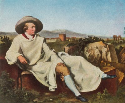 Goethe in Italy by Johann Heinrich Wilhelm (after) Tischbein