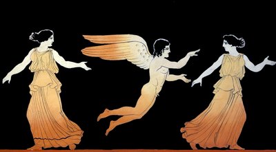 Eros Pursuing Two Women c.1796 by Johann Heinrich Wilhelm Tischbein