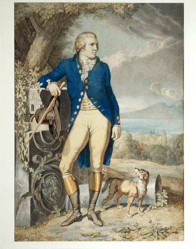 Portrait of Johann Wolfgang von Goethe in the country by Johann Heinrich Wilhelm Tischbein