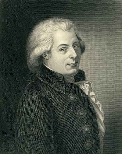 Portrait of Wolfgang Amadeus Mozart by Johann Heinrich Wilhelm Tischbein